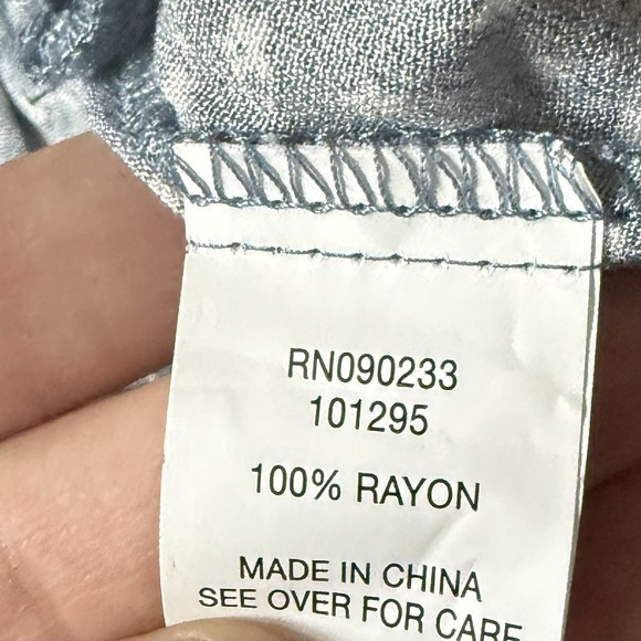 Pacsun L.A Hearts Blue Floral Babydoll Cropped Top Women's Medium - Picture 3 of 7